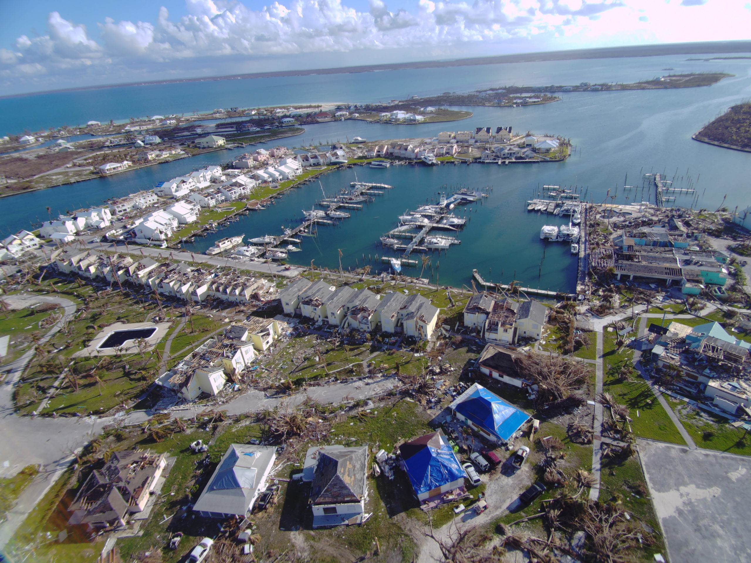 The Swift Engineering UAS Team captures images of the rebuilding efforts in seaside communities.